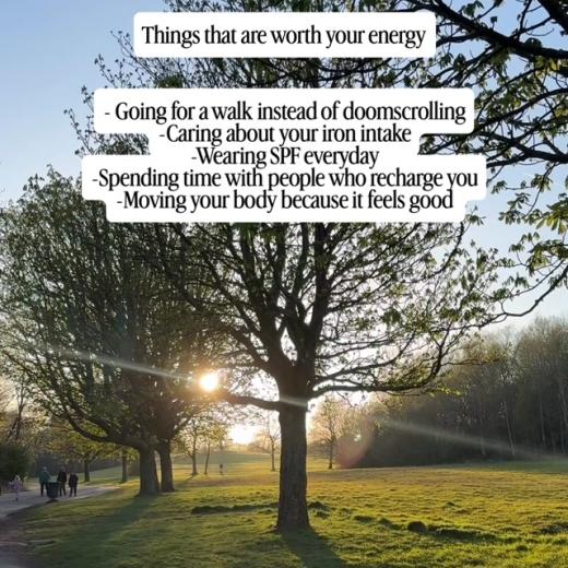 A reminder that not everything... 